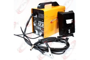 220V MIG100 Gas-Less Flux Core Welder 90 AMP Variable Wire Feed Welding Machine